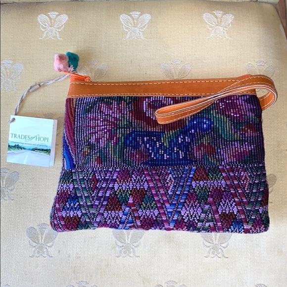 Trades of Hope Handbags - NWT Trades of Hope Mosaic Clutch